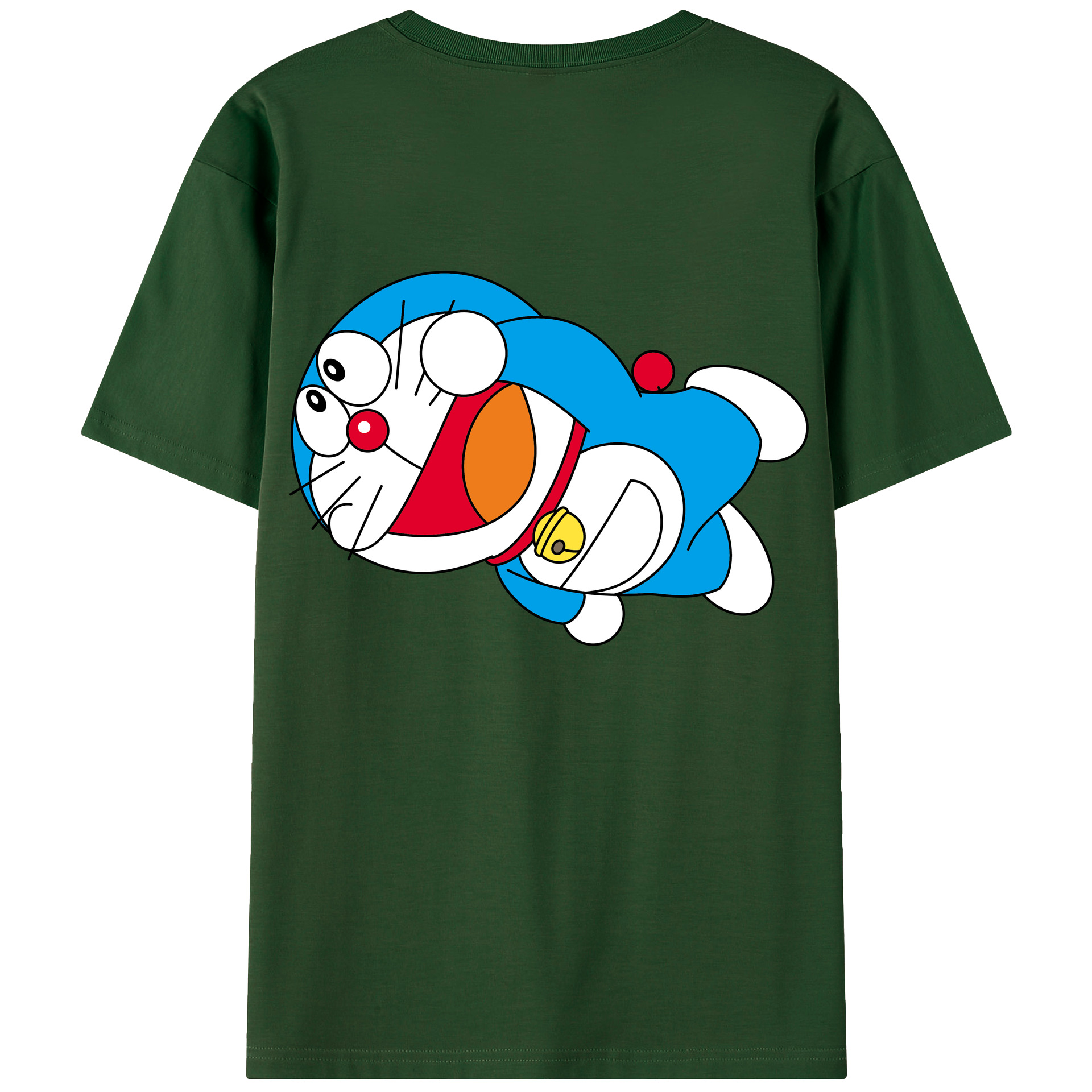 （画像用） ドラえもん Doraemon 綿100％半袖Tシャツ（背面プリント）